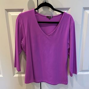 Judy P V-Neck XL 3/4 sleeve top